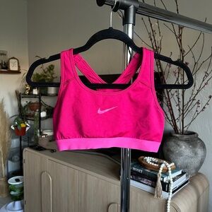 Nike Women's Pink/Magenta Sports Bra